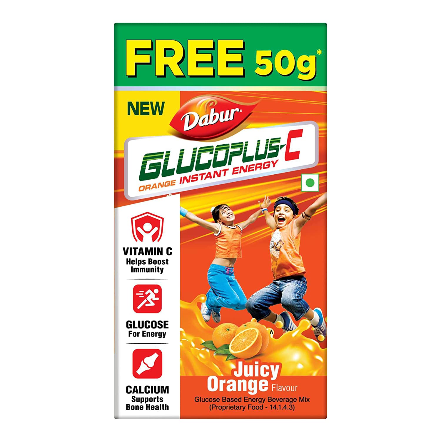 Dabur Glucoplus - C Orange 200gm